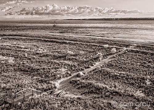 South Beach Sunset - IR, D200 converted